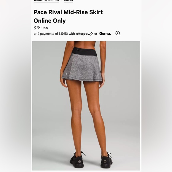 Lululemon Skirt 12in - Picture 4 of 4